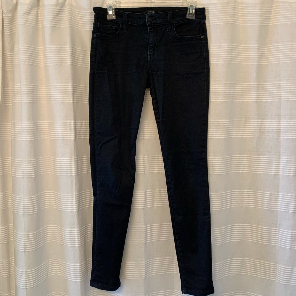 Black washed Joe’s skinny jeans